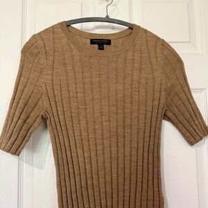Banana Republic Merino Wool Ribbed Crewneck
